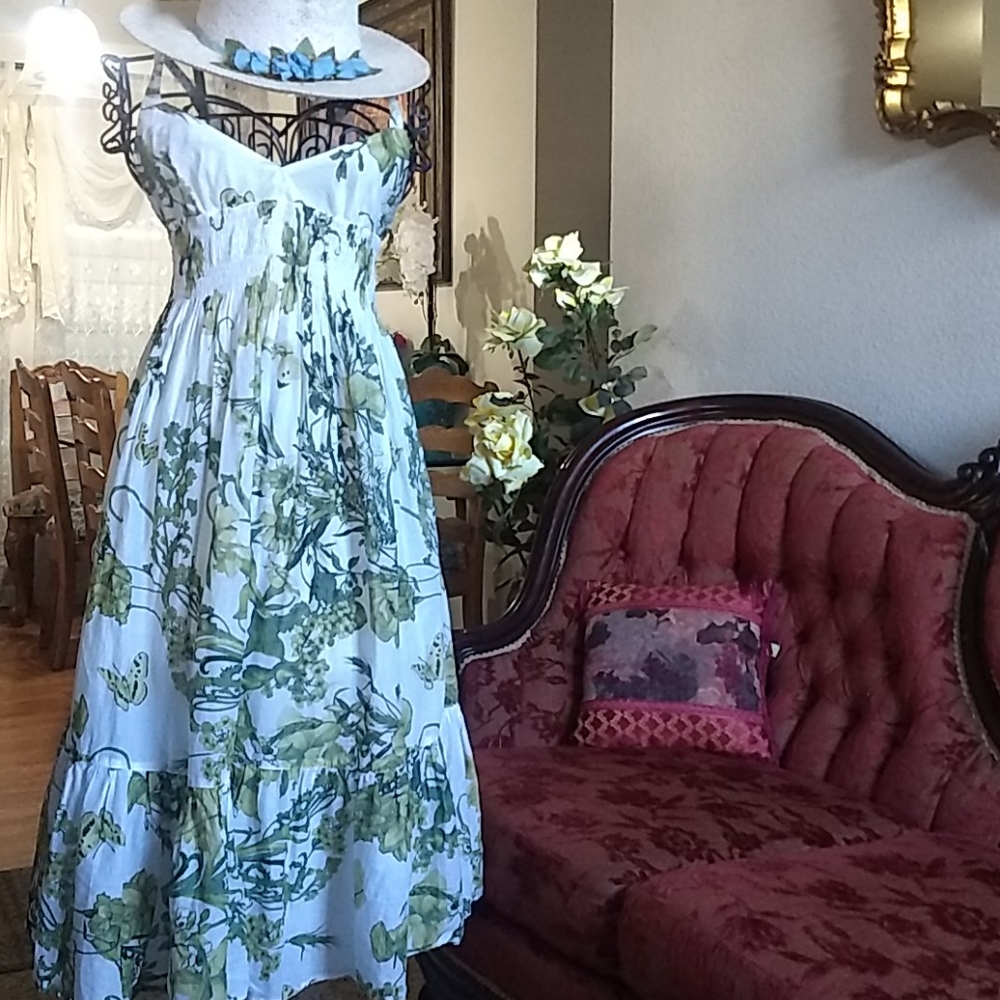 Zar Basic Green Picnic Dress